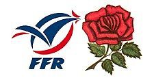 Logo du XV DE FRANCE et du XV D'ANGLETERRE